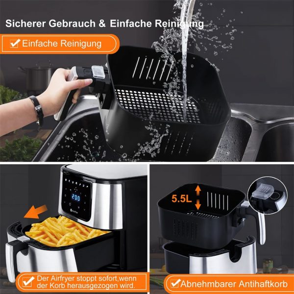 Friteuse à air chaud 5,5 L – Image 5