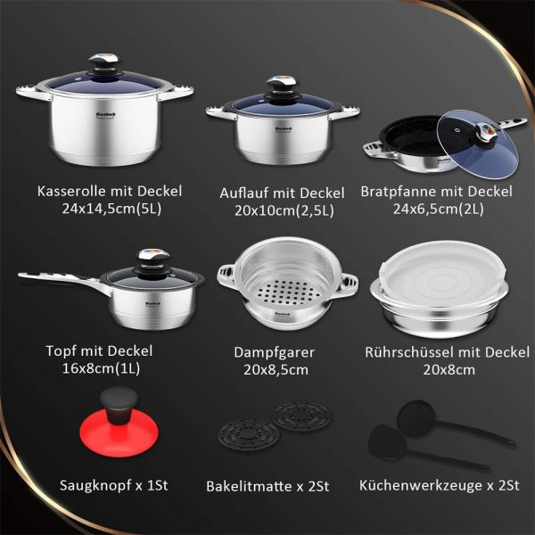 Batterie de cuisine Eisenbach 16pcs – Image 6