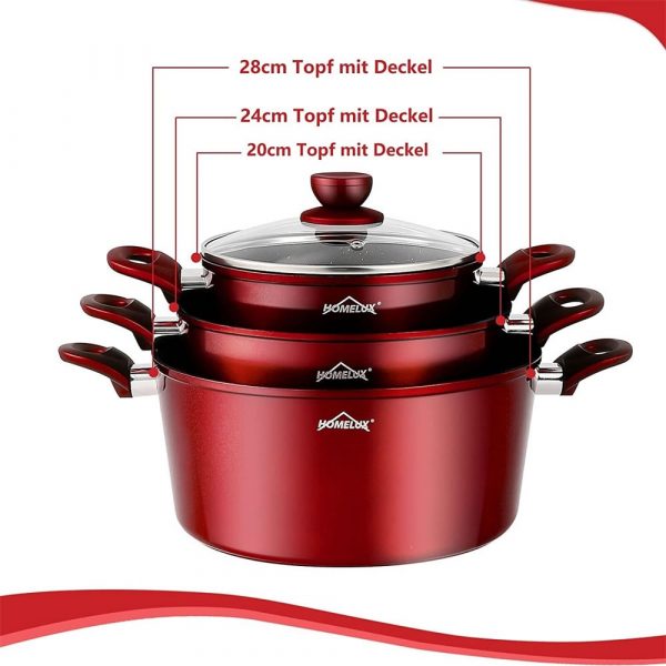 Batterie de cuisine Homelux 10pcs – Image 3