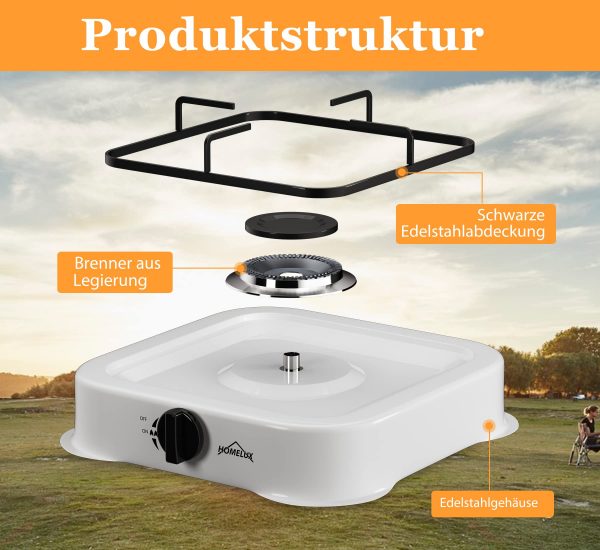 Cuisinière à gaz 1 feux – Image 2