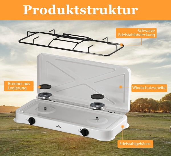 Cuisinière à gaz 2 feux – Image 2