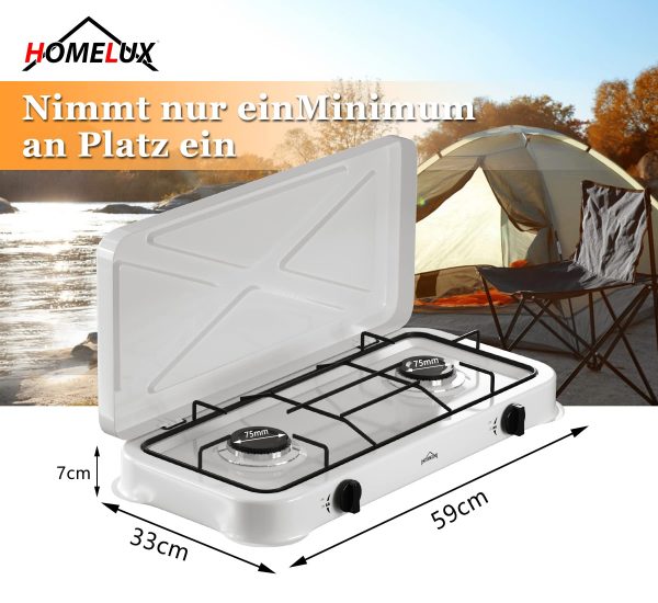 Cuisinière à gaz 2 feux – Image 3