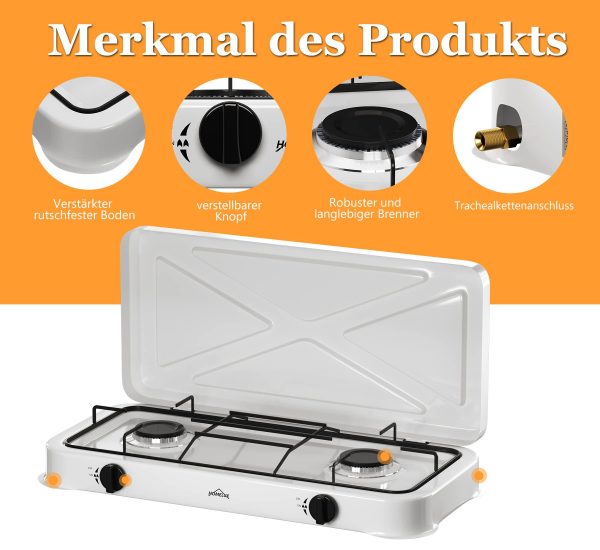 Cuisinière à gaz 2 feux – Image 6