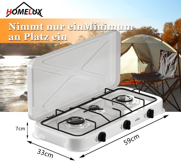 Cuisinière à gaz 3 feux – Image 5