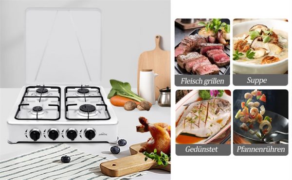 Cuisinière à gaz 4 feux – Image 6