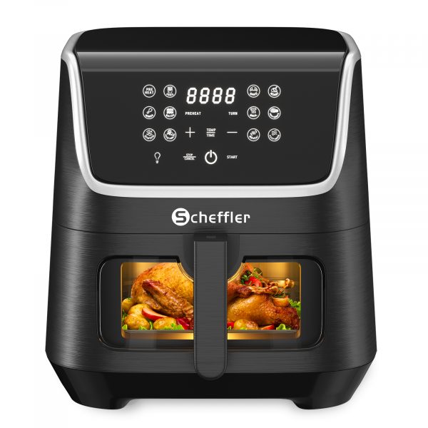 Friteuse à air chaud 5,5 L avec fenêtre