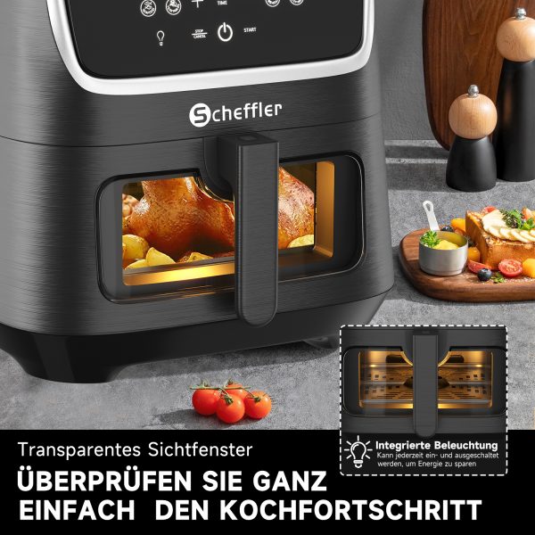 Friteuse à air chaud 5,5 L avec fenêtre – Image 2